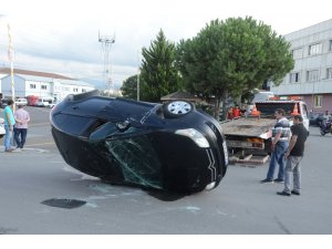 Ordu’da trafik kazası: 2 yaralı