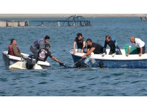 Gölde kaybolan yabancı uyruklu işçiye ulaşılamadı