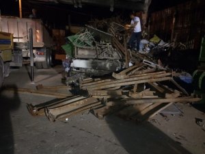 Kütahya’da demiryolundan travers hırsızlığı