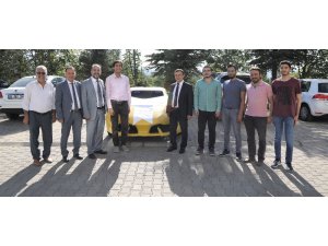 ERÜ’lü öğrenciler insansız elektrikli otomobil geliştirdi