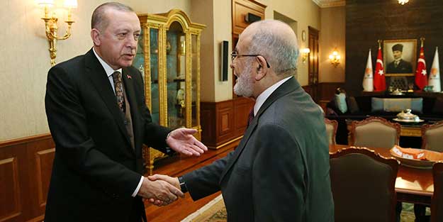 Temel Karamollaoğlu'ndan Erdoğan'a sürpriz ziyaret