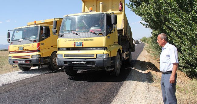 Arasöğüt Yalıhüyük bağlantı yolu asfaltlandı