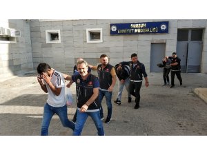 Samsun’da uyuşturucu ticaretinden 7 zanlı daha adliyede