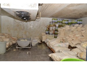 Piyasa değeri 300 bin TL olan 20 ton sağlıksız peynir ele geçirildi