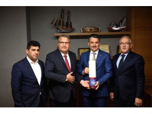 Başkan Çerçi başkentte Yuntdağı güreşlerine davet etti
