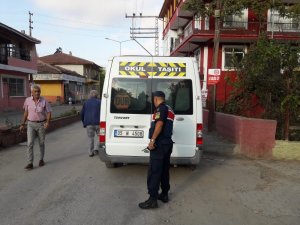 Okul servis araçları denetlendi