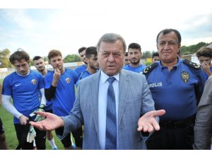 Protokolden İnegölspor’a moral ziyareti