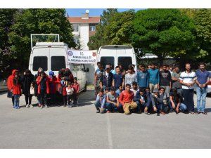 Yurda kaçak yollarla giren 50 yabancı uyruklu yakalandı