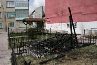 Karatay Tercüman Parkı tahrip edildi