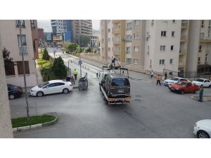 Çekiciye kaldırılırken tuş oldu