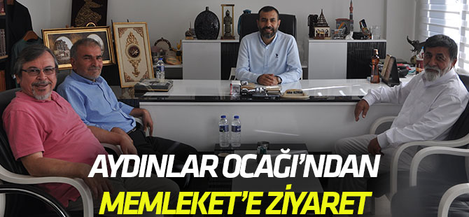 Aydınlar Ocağı’ndan Memleket’e ziyaret