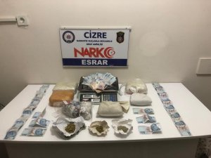 Cizre’de 5 kilo esrar ele geçirildi