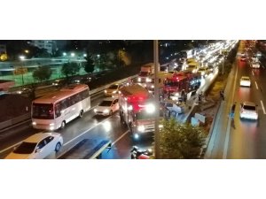 Kazaya karışan otomobil sürücüsünün kaçtığı tespit edildi