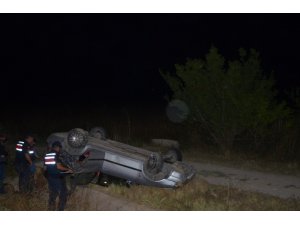 Konya’da otomobil takla attı: 3 yaralı