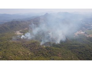 Muğla’daki yangın kısmen kontrol altına alındı