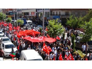 Erciş’te ‘Teröre Lanet’ mitingi