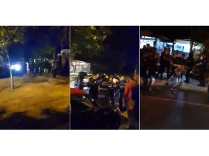 Sarıyer’de seyyar satıcılar ile zabıtalar birbirine girdi