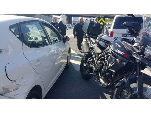 TEM Otoyolu’nda kaza: 1 yaralı