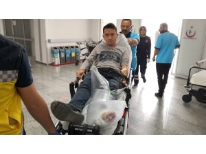 Poligonda atış yapan uzman çavuş kazayla kendini vurdu