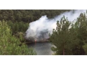 Sorumsuz piknikçiler yangın çıkardı