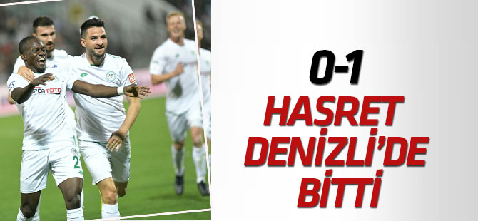 Yukatel Denizlispor: 0 - Konyaspor: 1