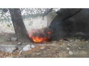 Metro istasyonu yanında korku dolu anlar