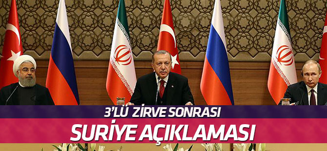 Türkiye-Rusya-İran Üçlü Zirvesi