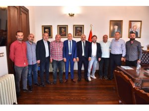 Sanayiciler Başkan Zorluoğlu ile yeni sanayi sitesini konuştu