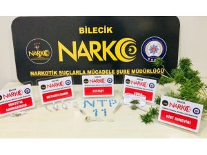 Bilecik’te uyuşturucu operasyonu