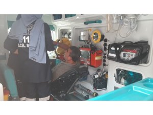 Otomobil ile motosiklet çarpıştı: 1 yaralı