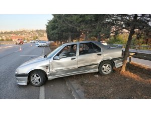 Samsun’da tır otomobile çarptı: 1 yaralı