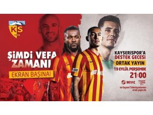 Kayserispor’dan Vefa Gecesi’ne açık davet