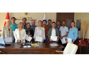 Netcad Eğitimini tamamlayanlara sertifikaları verildi
