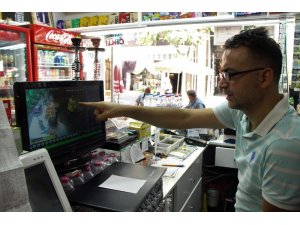 Pişkin hırsız kameralara yakalandı