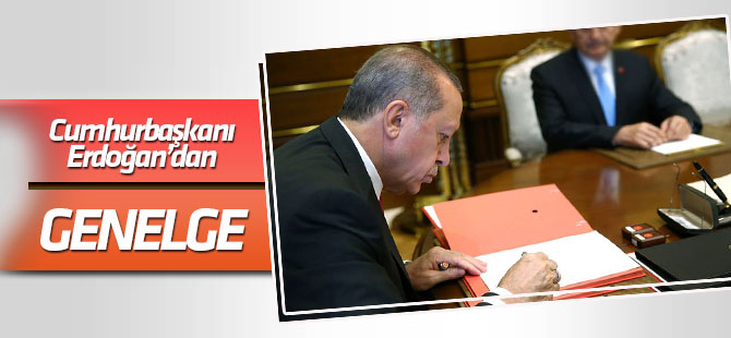 Erdoğan'dan "AB ile Vize Serbestisi Diyaloğu Süreci" genelgesi