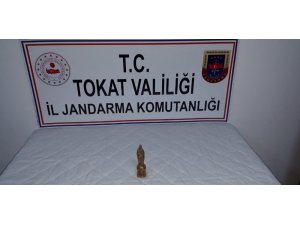 Tokat’ta jandarmadan tarihi eser operasyonu