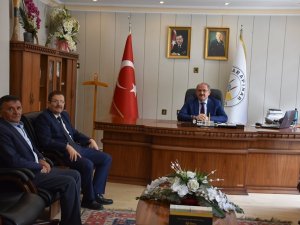 Kaymakam Kökçü'den Başkan Yaka'ya ziyaret