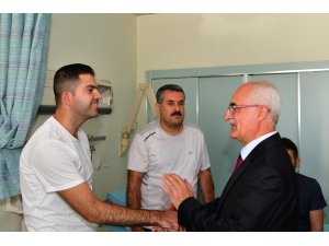 Tapu ve Kadastro Genel Müdürü Zeki Adlı'dan gazilere ziyaret