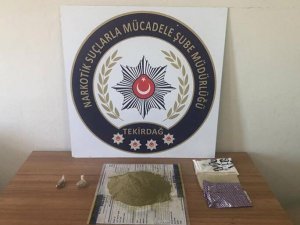 Tekirdağ'da uyuşturucu operasyonu