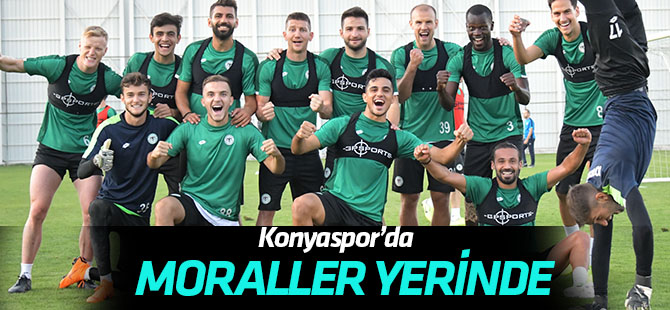 Konyaspor'da Göztepe maçı öncesi moraller yerinde