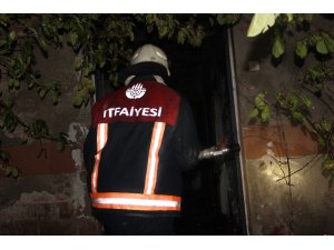 Elazığ’da ev yanıgını