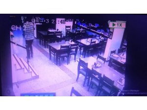 Oyunculara saldırıp, restorana zarar veren zanlıların görüntüleri ortaya çıktı