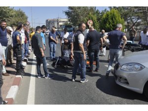 Otomobil bisiklete çarptı: 1 yaralı