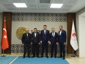 Çevre ve Şehircilik Bakanı Murat Kurum'a ziyaret