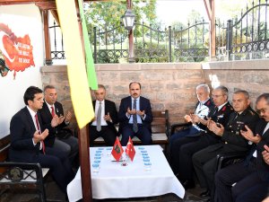 Konya protokolünden gazilere ziyaret