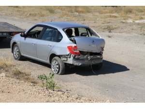 Trafik kazası 2 yaralı