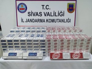 Sivas’ta 17 bin 670 paket kaçak sigara ele geçirildi