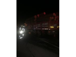 Isınan fren balataları yangına neden oldu