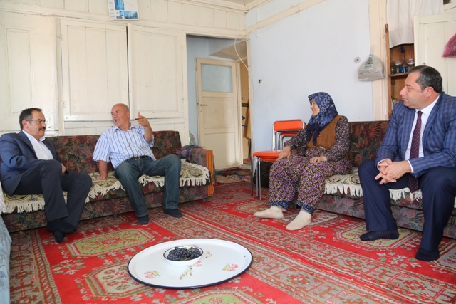 Başkan Hadimioğlu'nun ev ziyaretleri