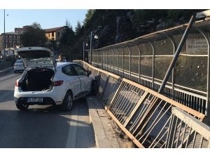 Köprü korkulukları olası bir faciayı önledi